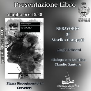 Libri, domani Marika Campeti e il suo “Neravorio” al Rifugio degli Elfi