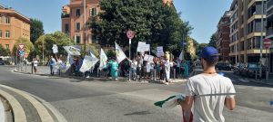 Regione Lazio – Protestano i lavoratori delle cooperative dell’Umberto I
