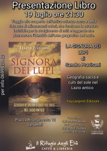 Libri, questa sera al “Rifugio del Elfi” si va alla scoperta del Latium Vetus con l’ultimo saggio di Sandro Pravisani