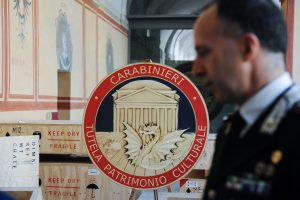 Ceprano – Restituito a museo un mortaio in pietra di epoca romana