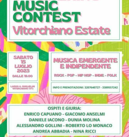 A Vitorchiano la prima edizione del Peperino Music Contest,