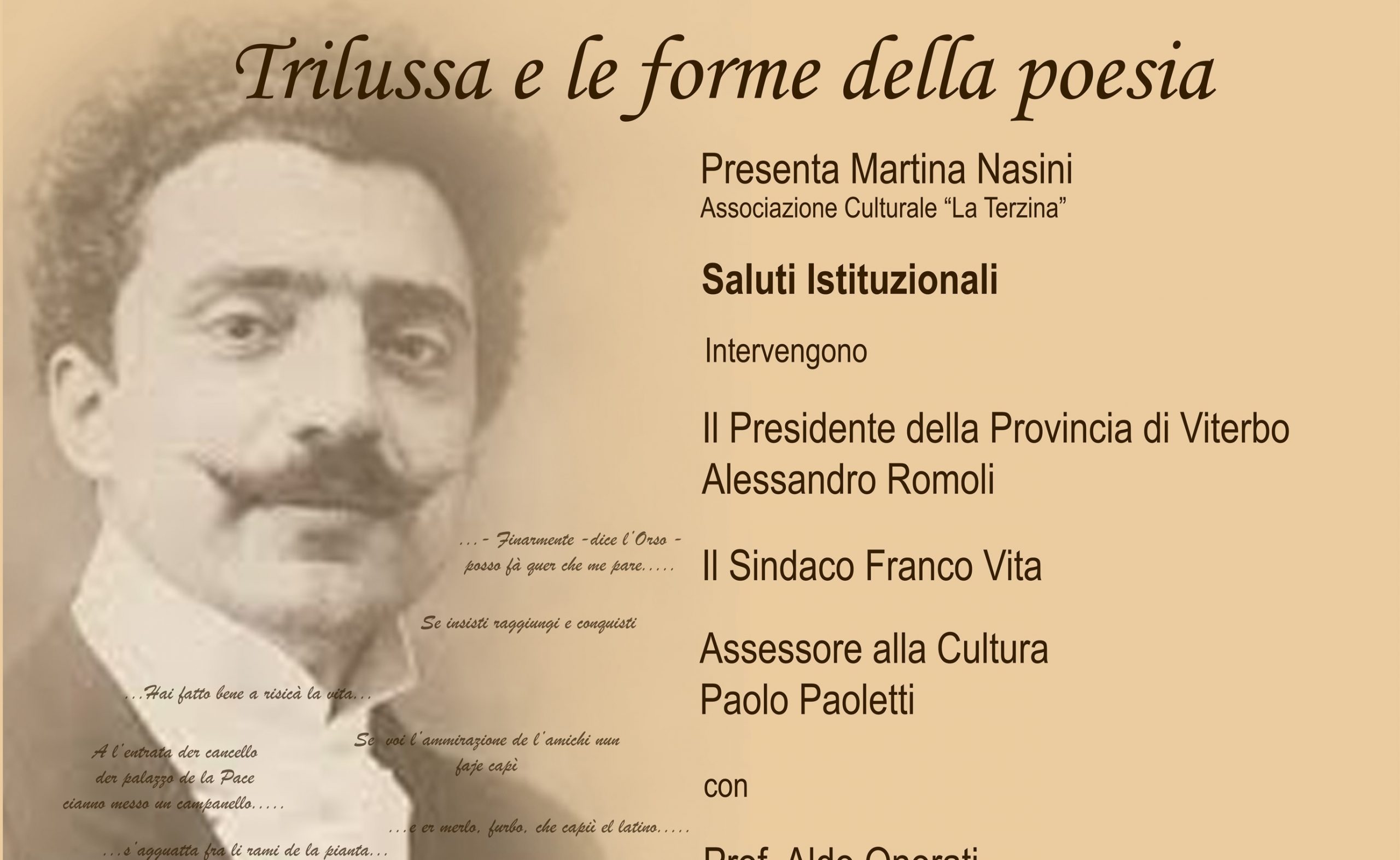 Nepi – Trilussa “in musica” alla Rocca dei Borgia