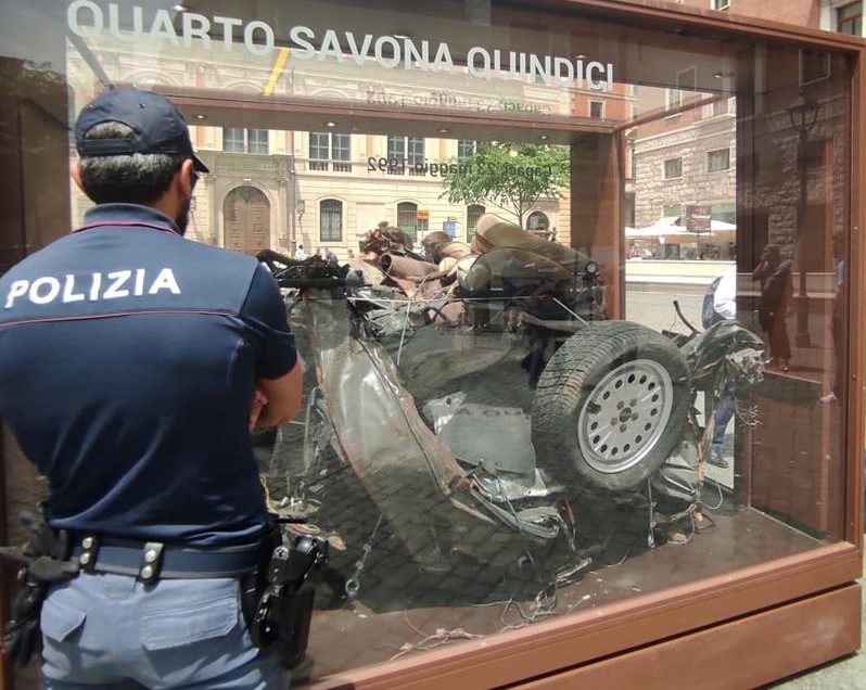 Viterbo – Arriva la “Quarto Savona 15”, auto dove morì la scorta di Falcone