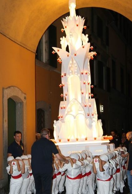 Mini-Macchina di Santa Rosa del Centro Storico, via alle prove