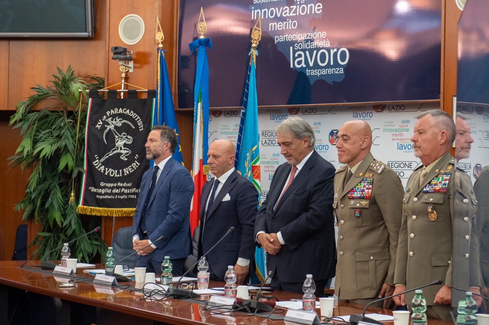 Regione Lazio – Somalia trent’anni dopo, onori ai caduti di “Restore Hope” e gloria ai “Diavoli Neri”