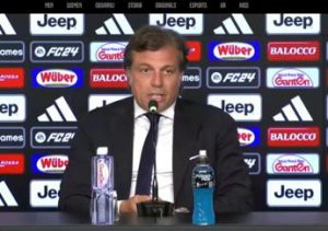 Juve, decolla l’era Giuntoli: “Sostenibilità per competitività. Allegri? Punto fermo”