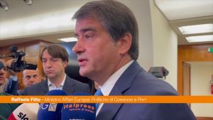 Pnrr, Fitto “Grande opportunità, attrarre investimenti”