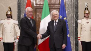 Mattarella riceve al Quirinale il presidente dell’Armenia