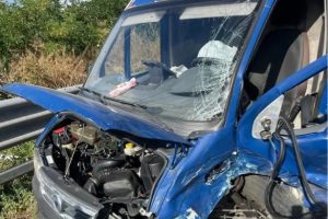 Cerveteri, frontale auto-furgone sull’Aurelia: quattro feriti