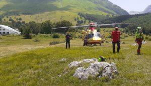 Collepardo – Escursionista infortunato in montagna, localizzato grazie ad app e soccorso