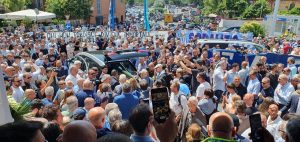 Lazio – In migliaia per l’ultimo saluto a Vincenzo D’Amico (FOTO)