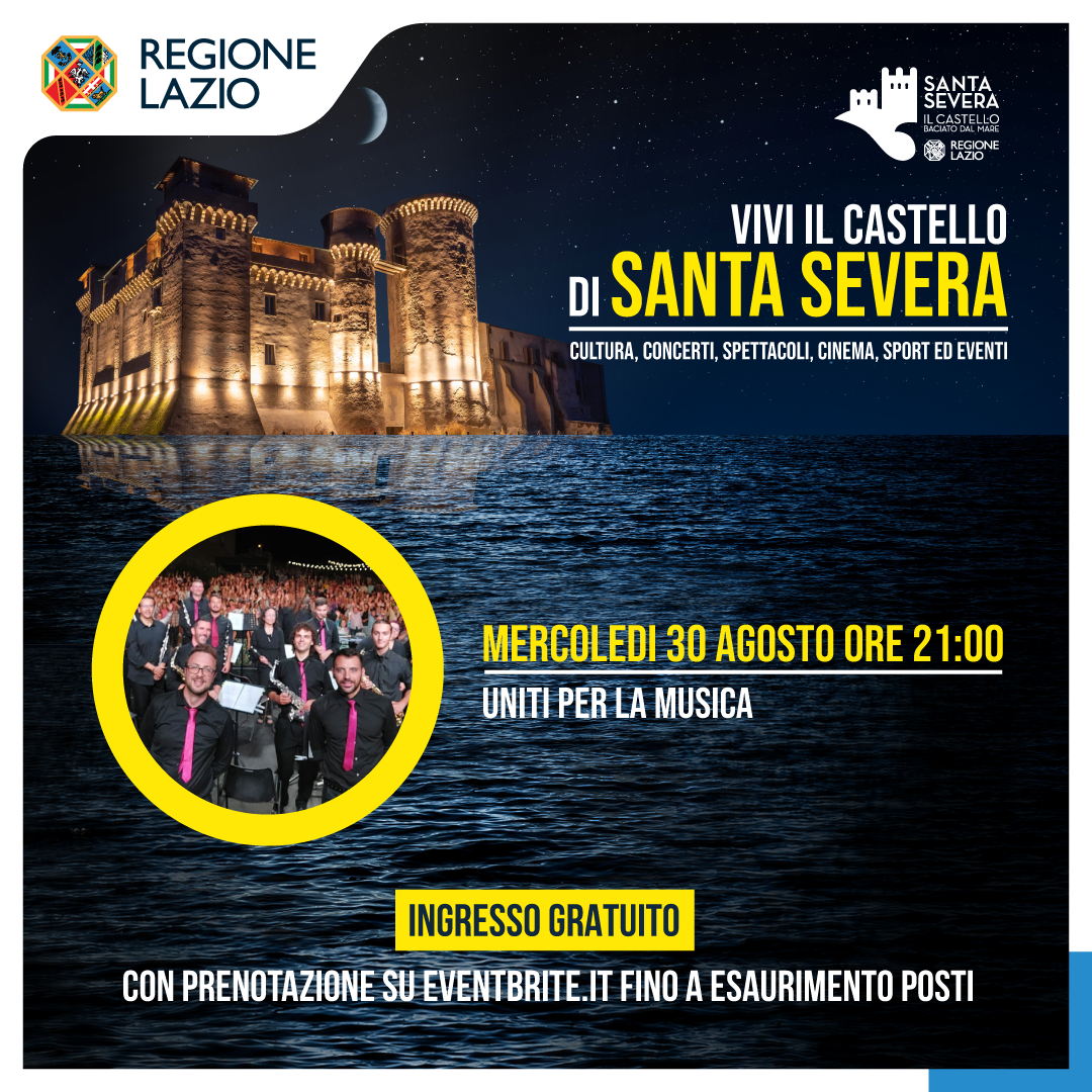 Al castello di Santa Severa i Fiati Uniti per la musica