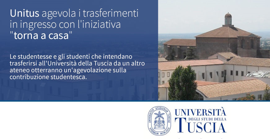 Viterbo – Unitus conferma la misura “Torna a casa” per studentesse e studenti del territorio