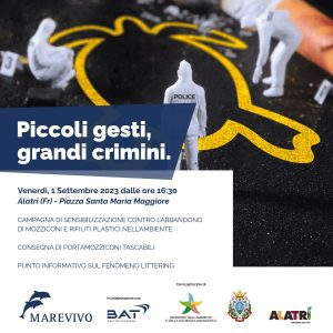 Alatri – Campagna di sensibilizzazione ”Piccoli Gesti, Grandi Crimini” 2023