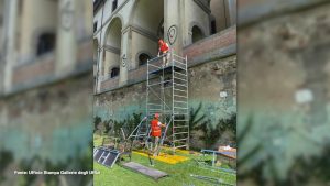 Firenze, al via la ripulitura delle colonne del Corridoio Vasariano