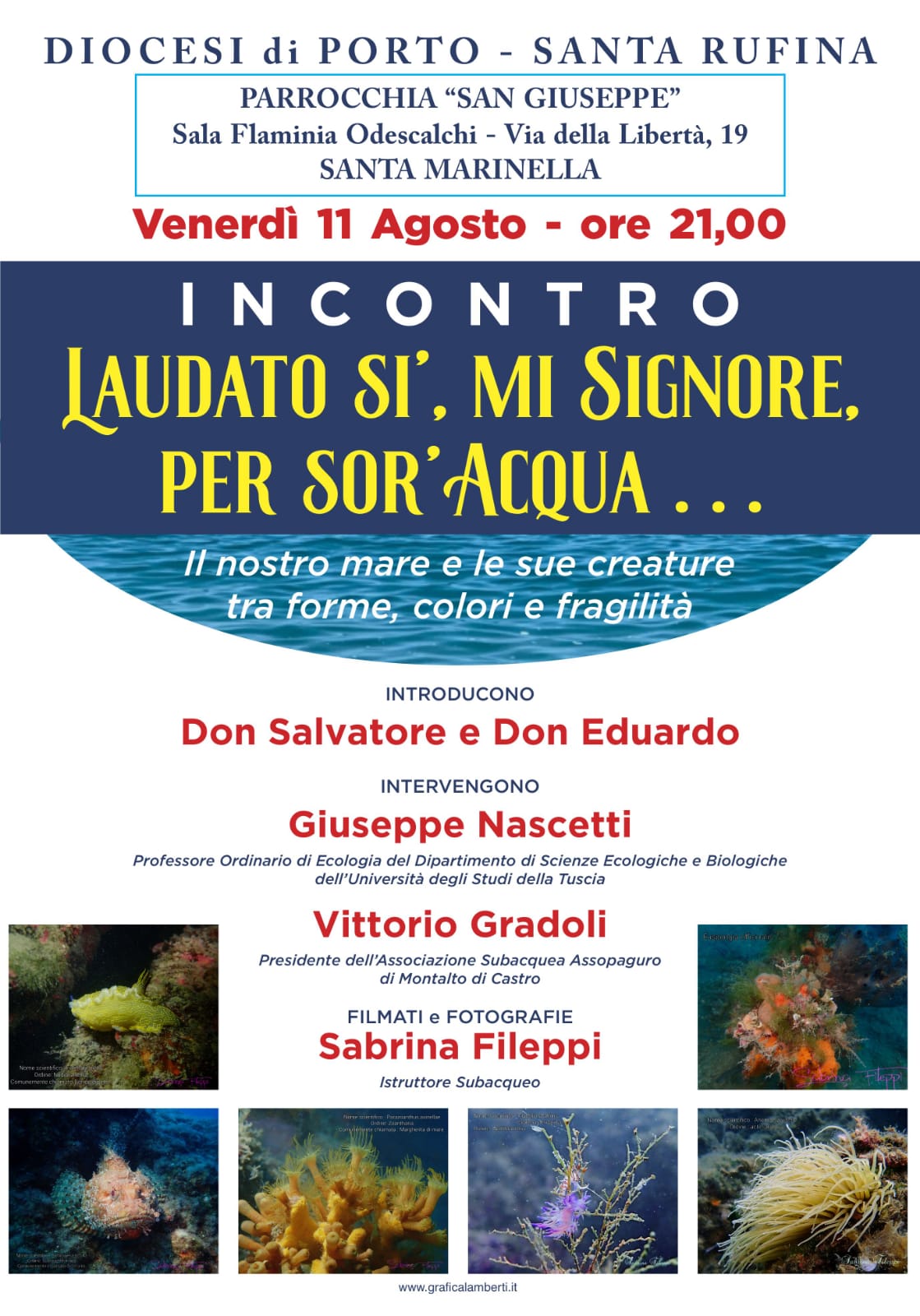 Civitavecchia – Il mare e le sue creature, le sue forme, i colori e le sue fragilità