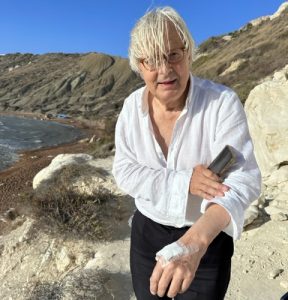 Piccolo incidente per Vittorio Sgarbi in Sicilia