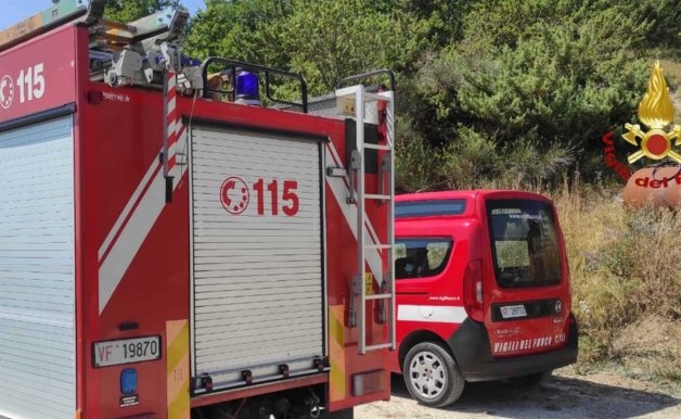 Accumoli, centauri restano bloccati in mezzo al bosco: salvati dai Vigili del Fuoco