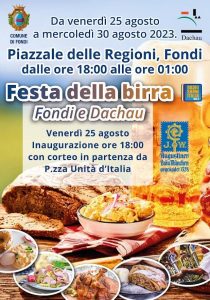 Sei giorni con la bionda: da venerdì a Fondi c’è la festa della birra