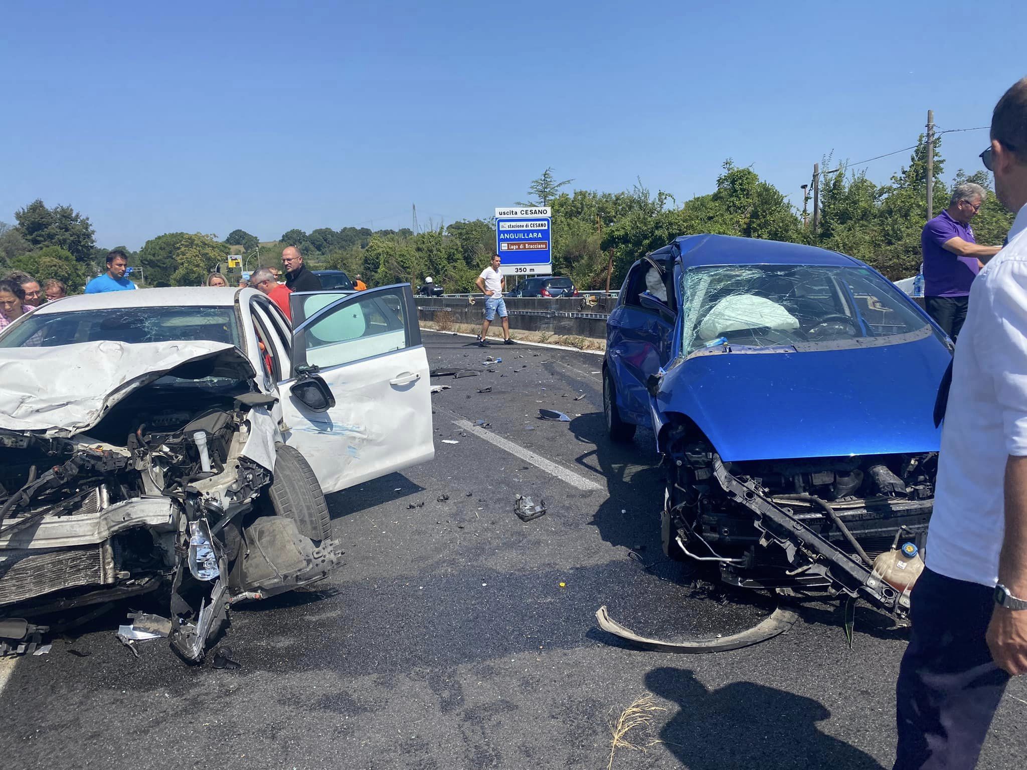 Cesano – Scontro sulla Cassia Veientana, l’ex rugbista Lo Cicero: “Vivi per miracolo”