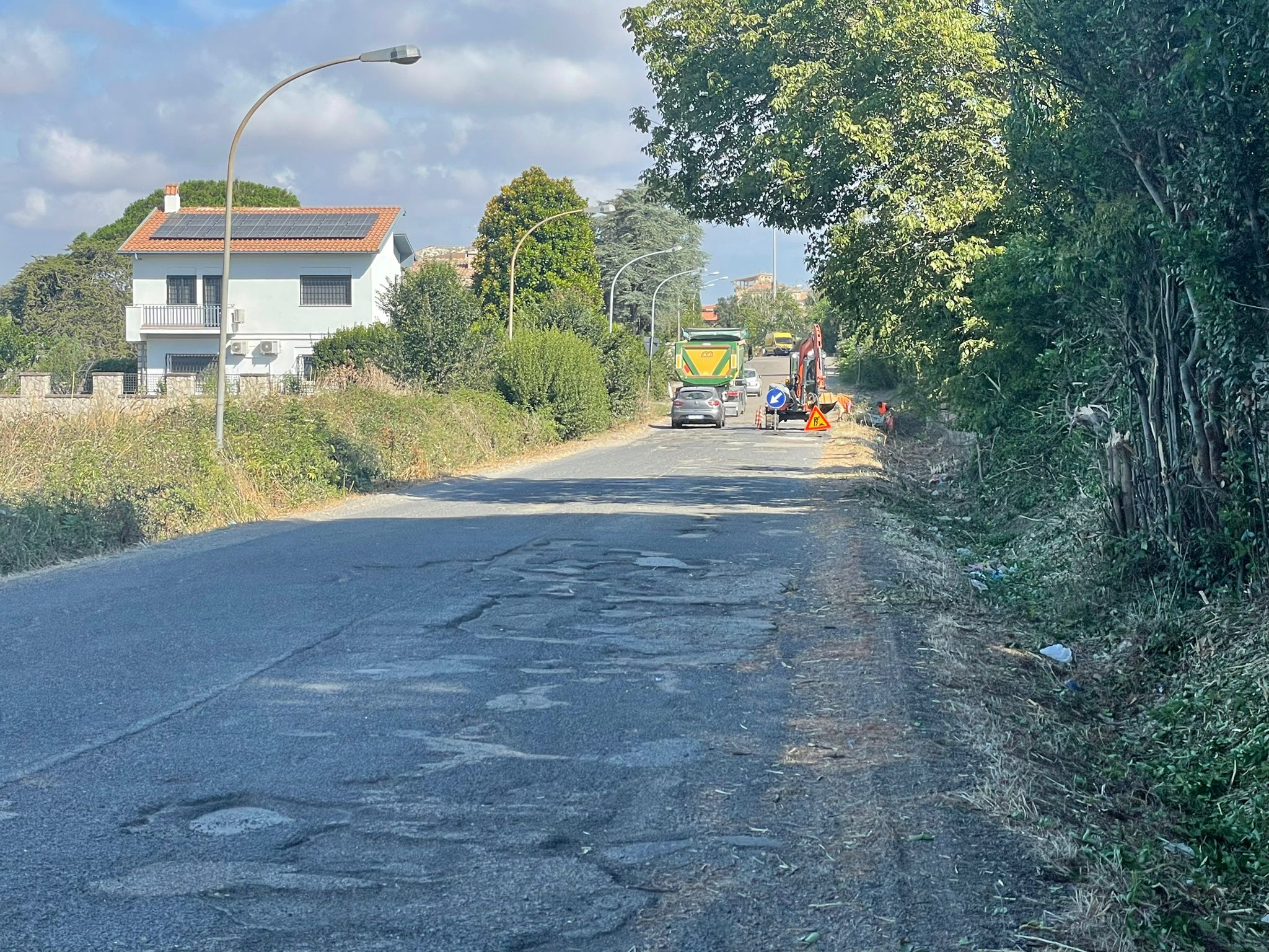 Via ai lavori sul “Relitto”, la strada che collega Roma a Montalto