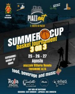 Frosinone – In partenza il torneo di basket per le Terrazze del Belvedere.