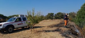 Cerveteri, domato l’incendio doloso al Sasso: sono serviti oltre 30mila litri d’acqua