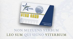 Viterbo – La Stella Azzurra omaggia la città con la Star card e una nuova divisa