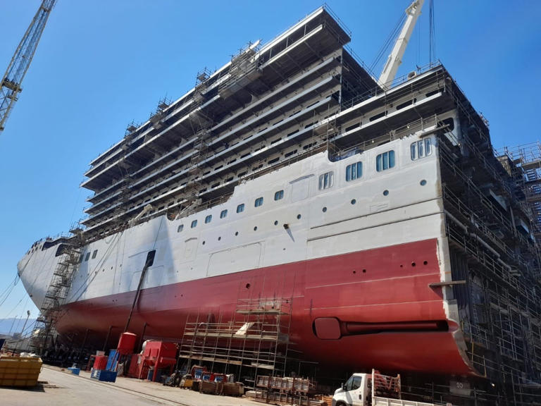 Fincantieri: a Palermo verso varo del troncone nave da crociera
