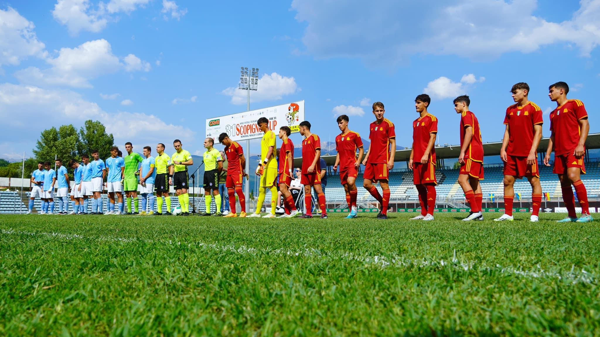 Calcio – 31° Scopigno Cup – Il primo derby della stagione è della Lazio, l’Under 17 supera i pari quota della Roma per 1-0
