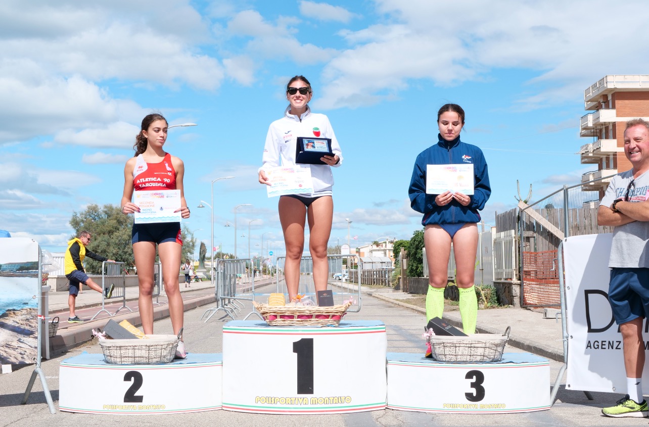 Tarquinia – “10 km del mare” 230 atleti hanno animato il lungomare etrusco