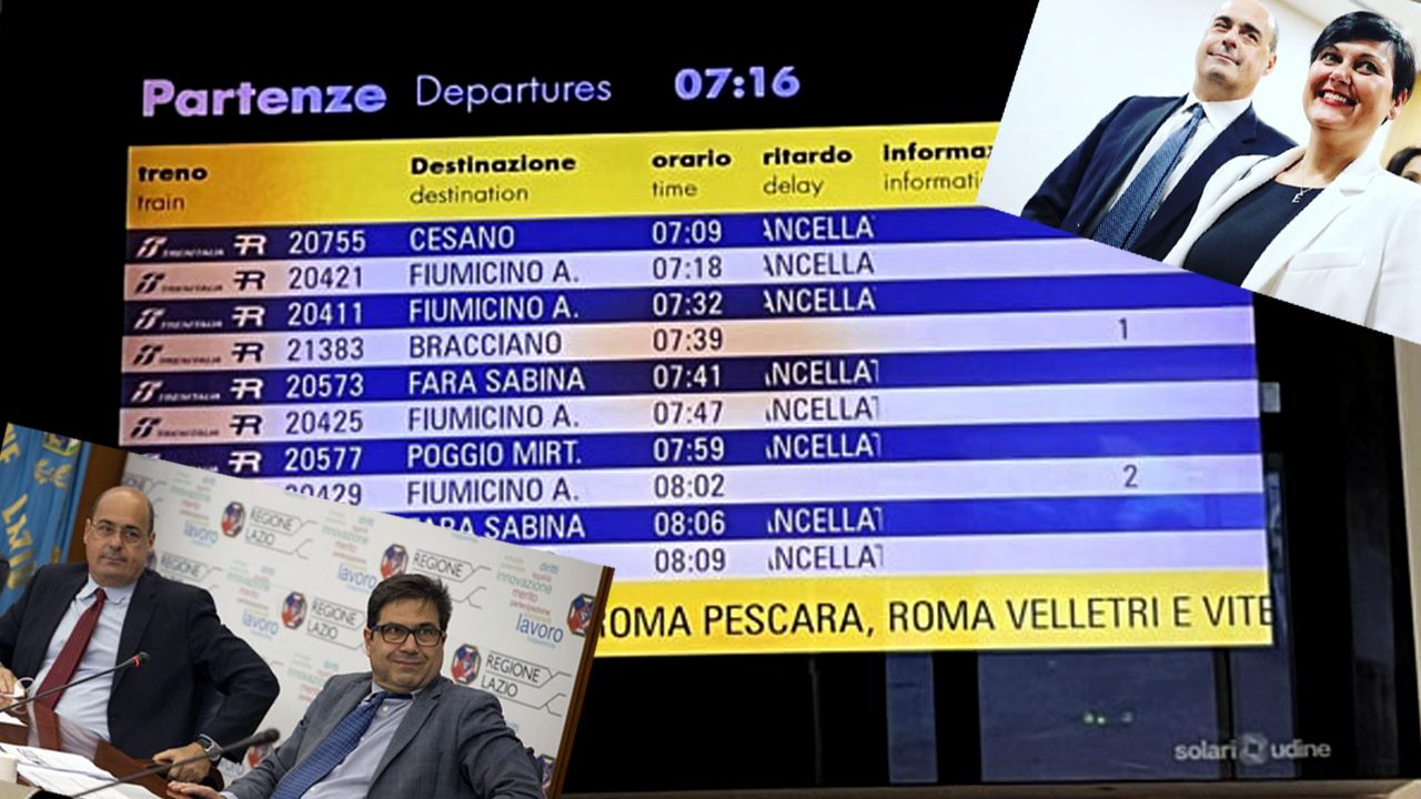 Caos Treni: D’Amato attacca i pendolari rispondono: “Disastri figli di Zingaretti”