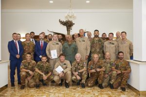 Formati al centro addestrativo dell’Aviazione di Viterbo istruttori e tecnici dell’aeronautica militare austriaca