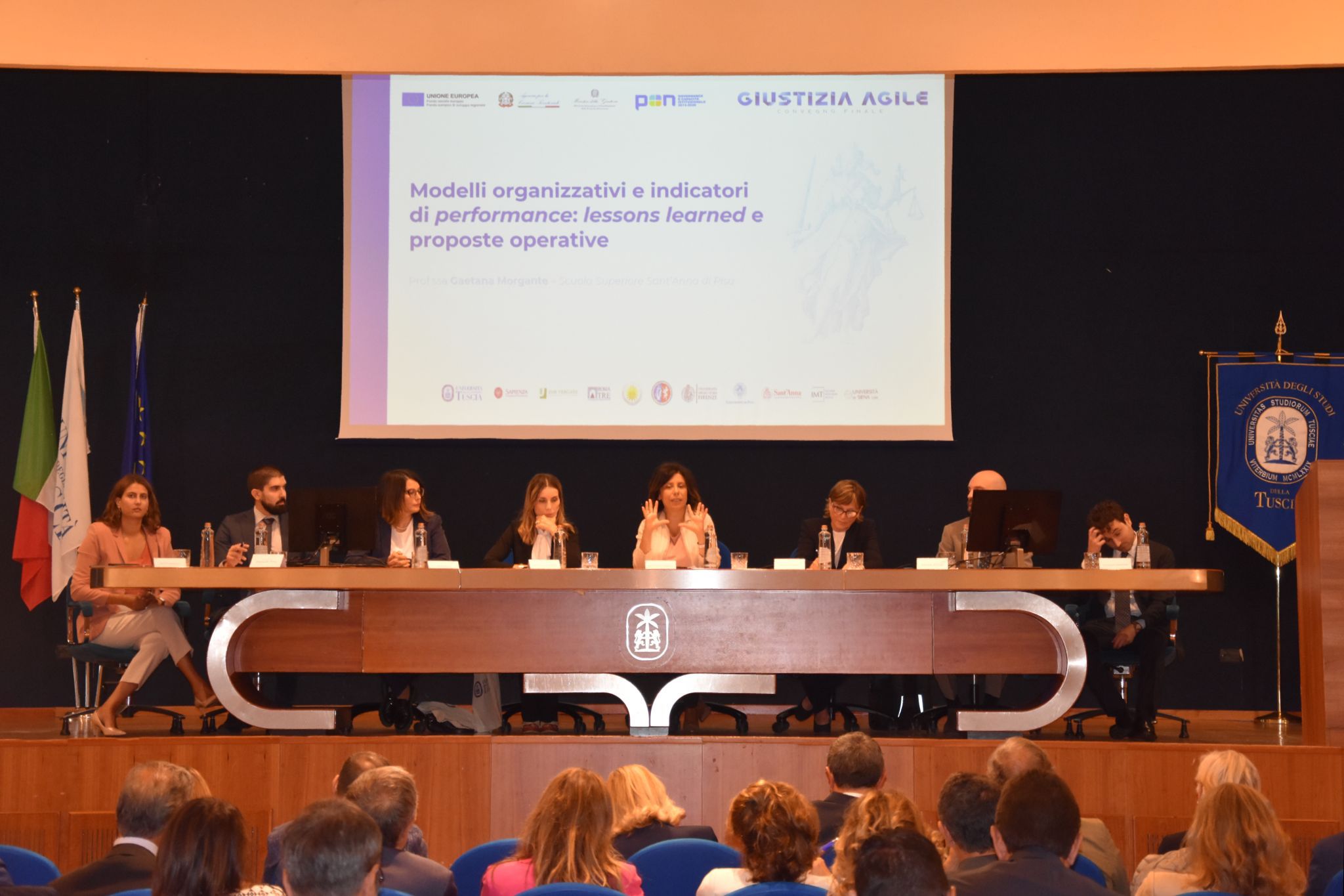 “Giustizia Agile”, all’Unitus il convegno finale con oltre 200 partecipanti