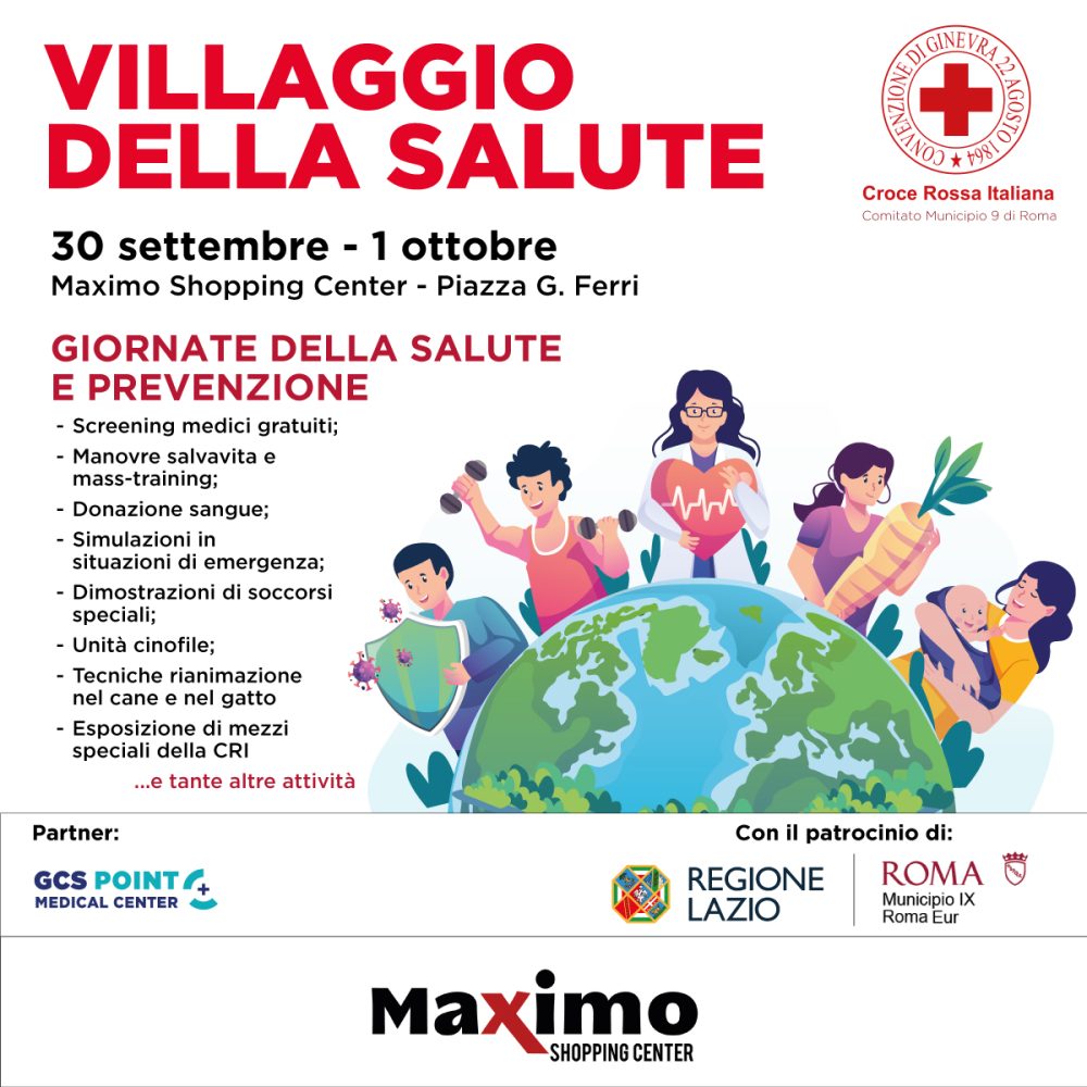 Roma – Inaugurato nel Municipio IX il Villaggio della Salute della Croce rossa italiana