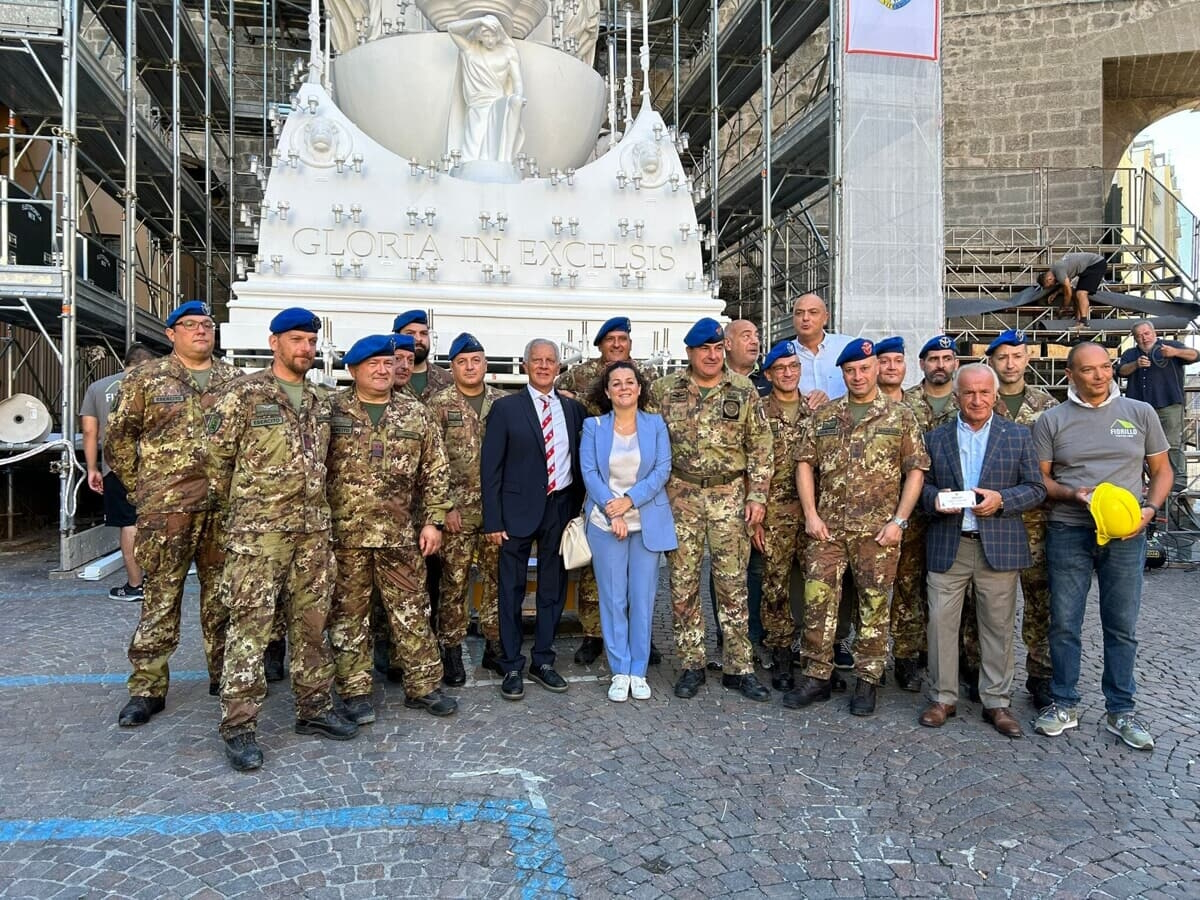 Viterbo – Macchina di Santa Rosa in perfetto peso forma: 52,10 quintali