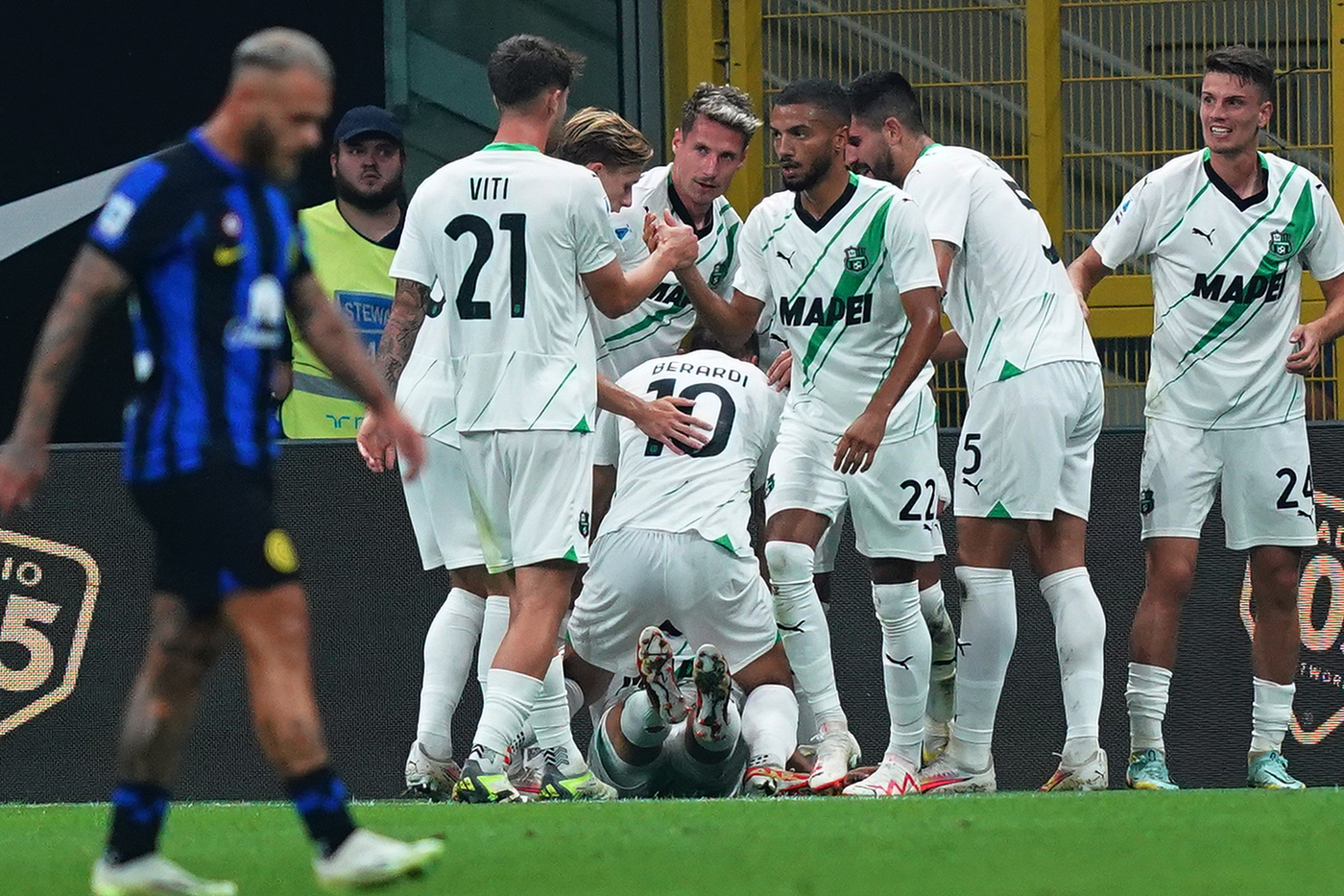 Super Sassuolo ancora ammazzagrandi: tramortita e ribaltata pure l’Inter, adesso agguantata in vetta dal Milan