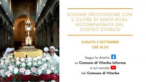 Viterbo – E’ il giorno del Corteo storico e della consegna della mazza del maggiordomo