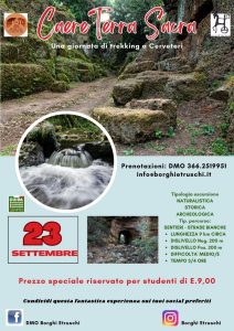 “Caere Terra Sacra”: itinerari turistici in occasione delle Giornate Europee del Patrimonio