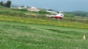 Frosinone – Avaria meccanica, atterraggio d’emergenza per elicottero