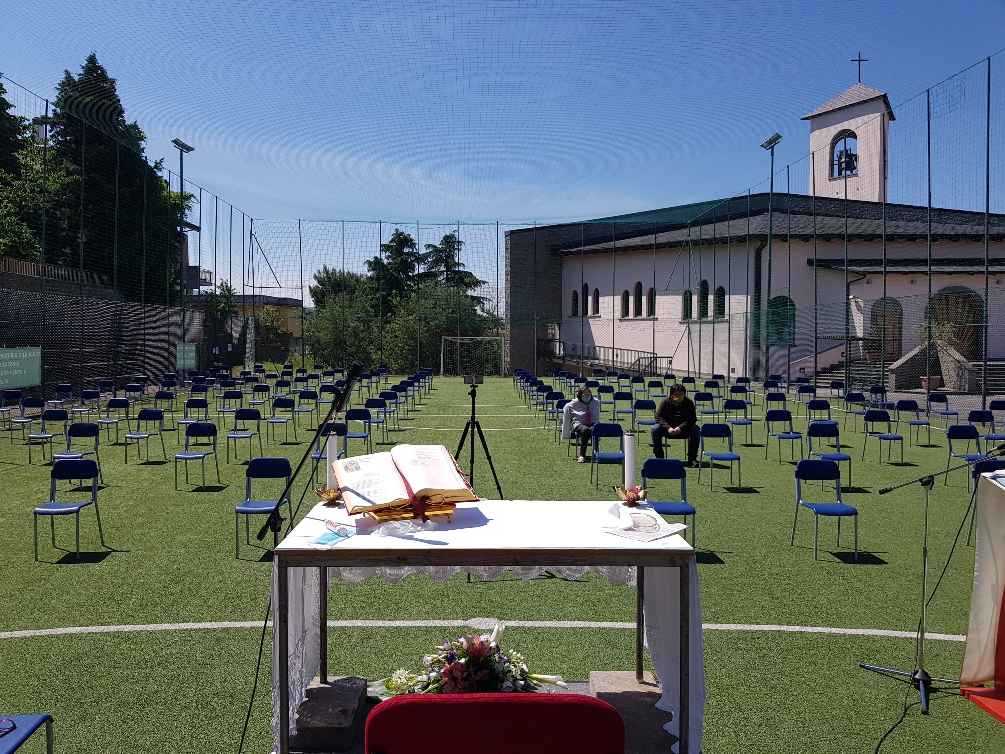 Viterbo – Don Pino benedice il torneo di Santa Rosa