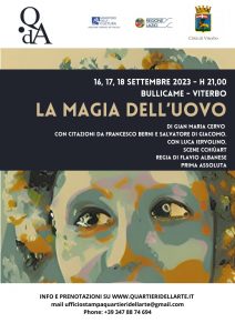 “La Magia dell’Uovo”, prima assoluta per Quartieri dell’Arte