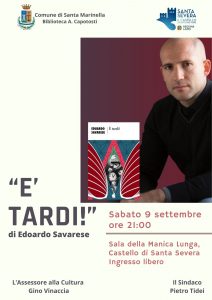 Libri, domani Eduardo Savarese presenta il suo ultimo romanzo al Castello di Santa Severa