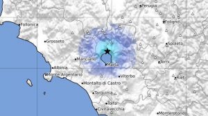 Terremoto, diverse scosse nella Tuscia: la più forte di magnitudo 3.1