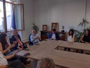 Civitavecchia – L’assessore regionale Ciacciarelli fa visita all’amministrazione Tedesco