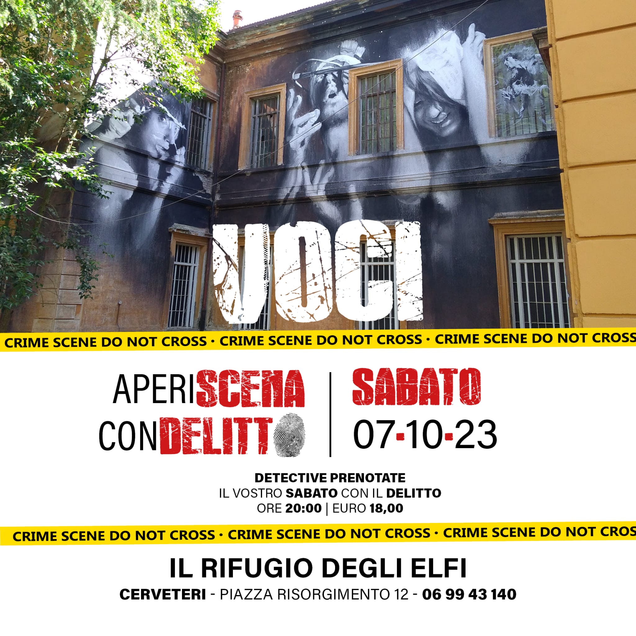 Cerveteri, al “Rifugio degli Elfi” tornano le cene con delitto: primo appuntamento sabato 7 ottobre con il caso intitolato “Voci”