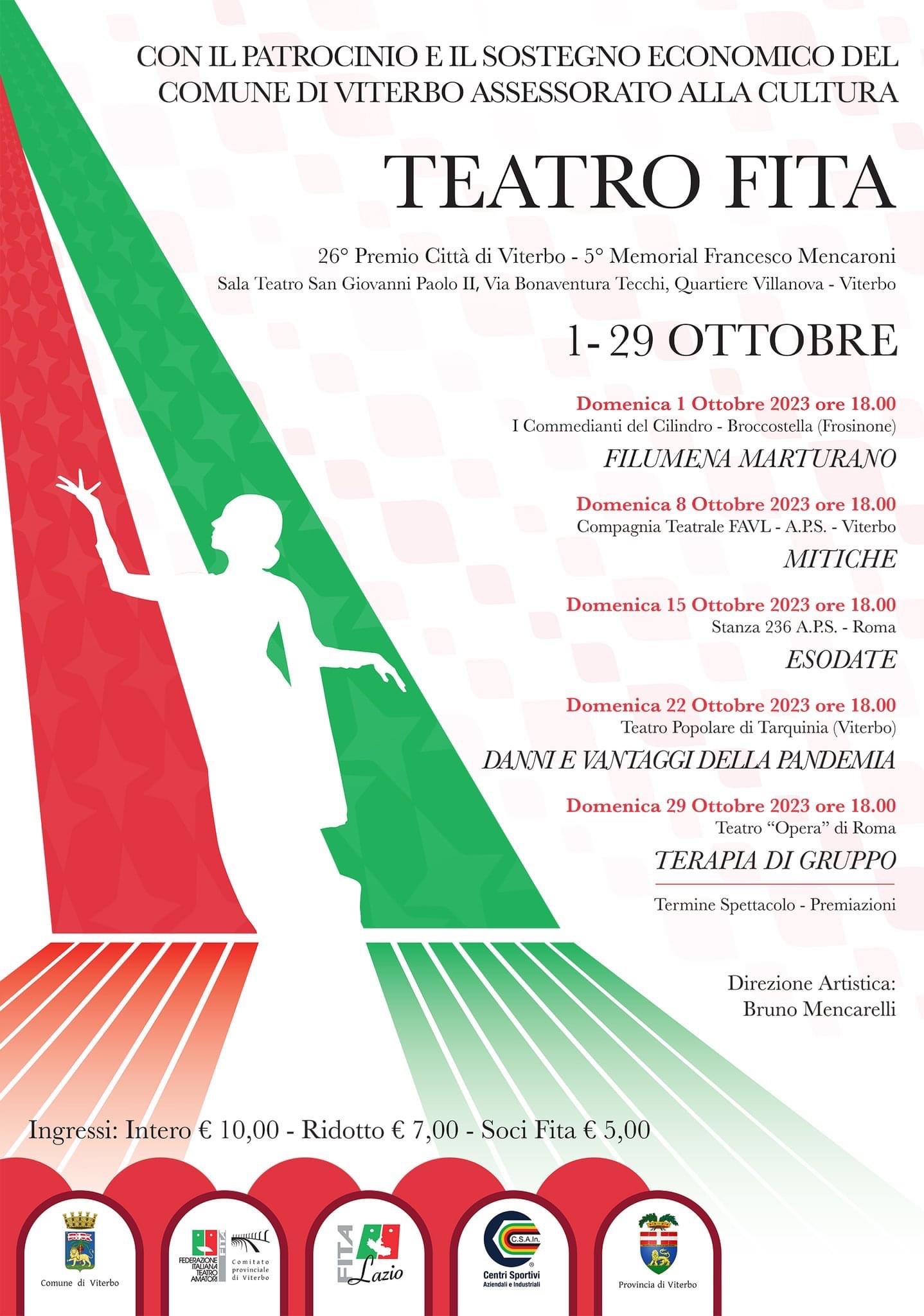 “Danni e vantaggi della pandemia”, in scena la Compagnia Teatro Popolare di Tarquinia