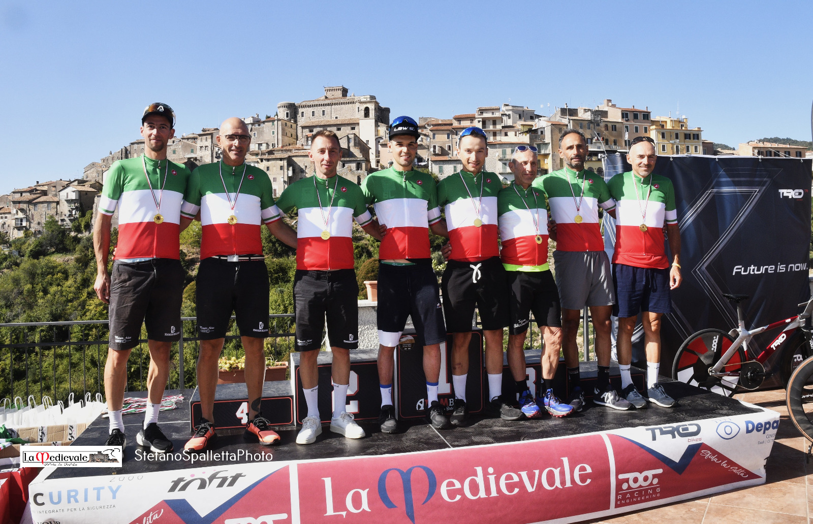 Guidonia – Granfondo La Medievale, assegnate le maglie tricolori Master
