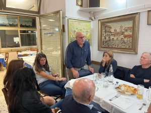 Civitavecchia – Il vice presidente della Camera Fabio Rampelli a cena con i suoi sostenitori