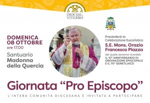 Viterbo – Il vescovo Orazio Francesco Piazza compie 70 anni, i festeggiamenti con la comunità